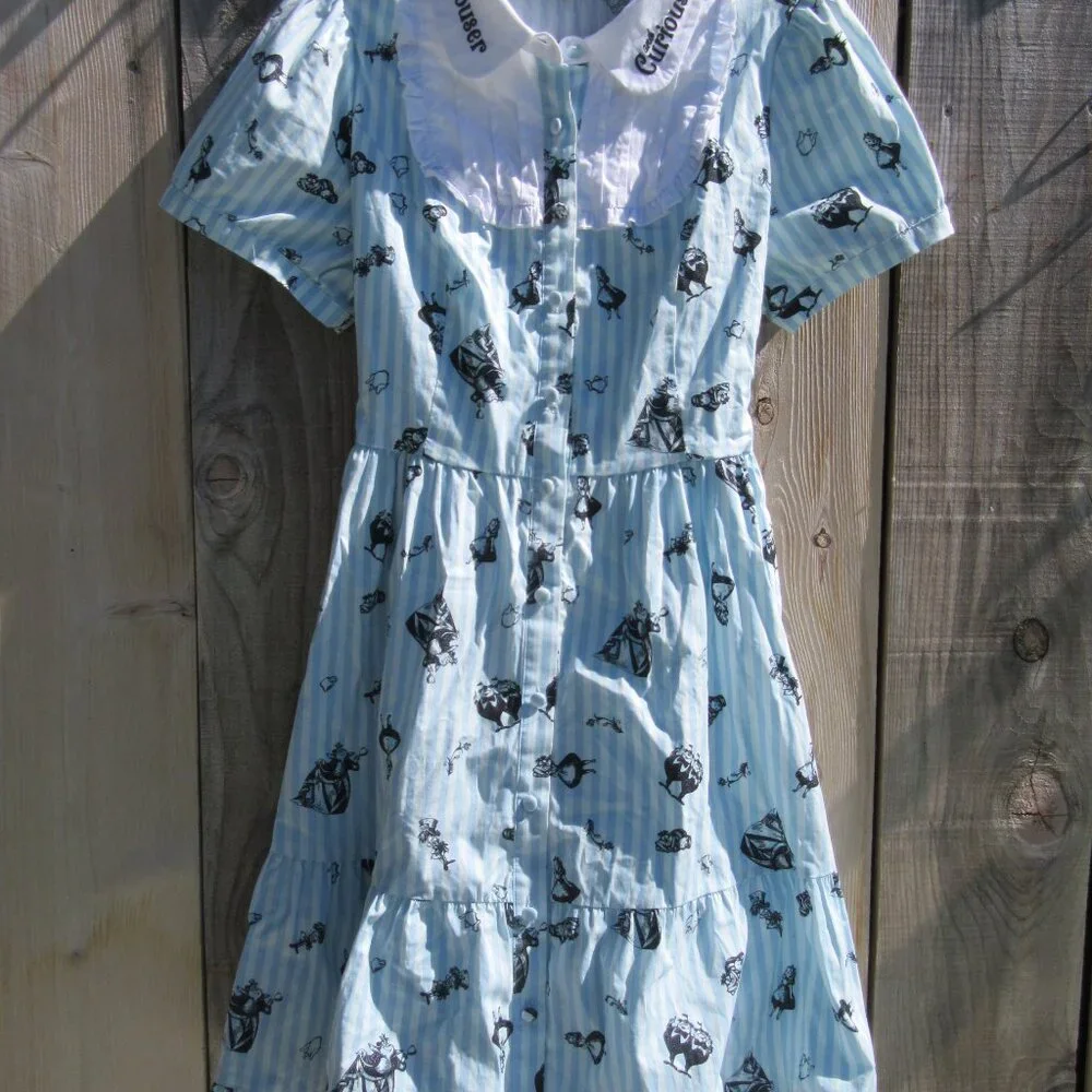 Disney Alice In Wonderland Curiouser And Curiouser Dress Size XL - Picture 2 of 10